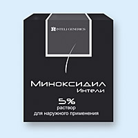 Миноксидил-Интели, р-р для наруж. прим. 5% 60мл флакон №3