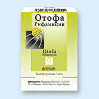 Отофа, ушные капли 2,6% 10мл флакон в к-те с пипеткой №1