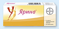 Ярина, таблетки п/о 3мг 0,03мг упаковка №21