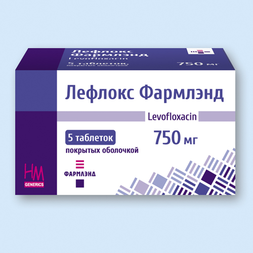 Лефлокс, таблетки п/о 750мг упаковка №14